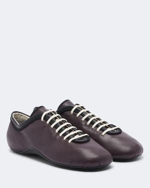 Dries Van Noten Sneakers Aus Leder - Braun