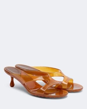 Jimmy Choo Jelly Drop Tpu Mules - Brown