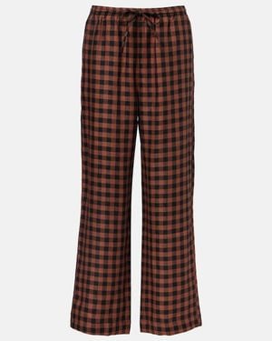 Asceno Hose Aus Leinen - Braun