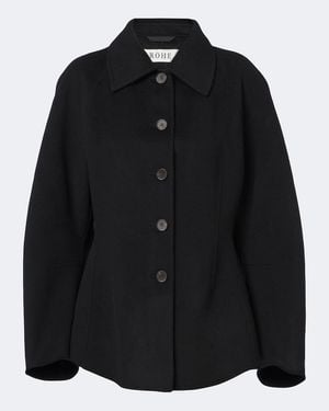 Rohe Wool And Cashmere Jacket - Black
