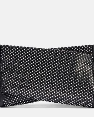 Christian Louboutin Loubitwist Small Strass Clutch Bag - Black