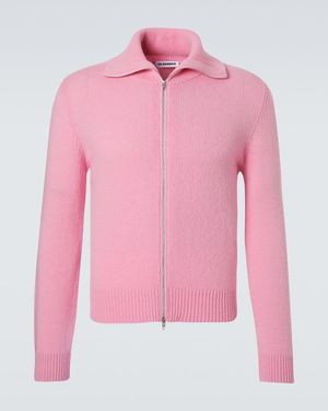 Jil Sander Pull En Laine Melangee - Rose