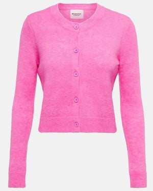 Isabel Marant Cardigan Nita Aus Einem Alpakawollgemisch - Pink