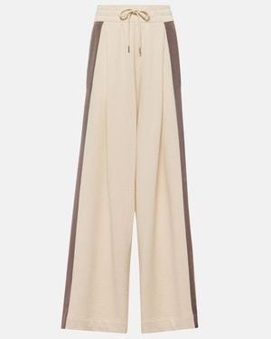 Dries Van Noten Hadium Cotton Jersey Sweatpants - Natural