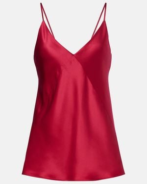 Max Mara Silk Satin Camisole - Red
