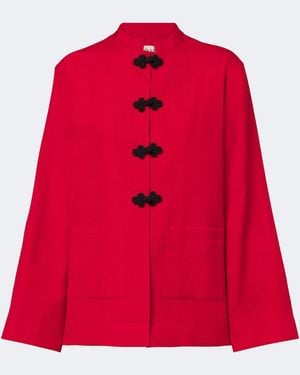Rohe Single-Breasted Jacket - Red