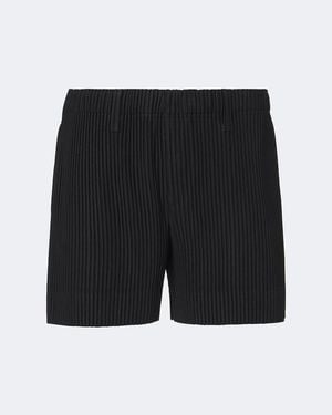 Homme Plissé Issey Miyake Tailored Pleats 3 Shorts - Black