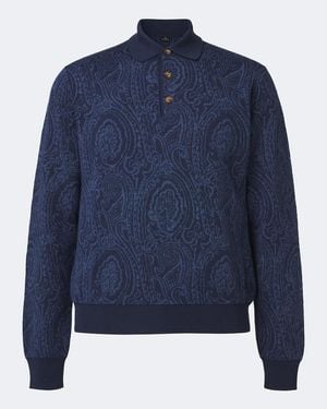 Etro Polopullover - Blau