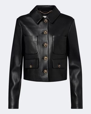 Altuzarra Astley Leather Jacket - Black