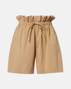 Jil Sander Shorts Aus Baumwollpopeline - Natur