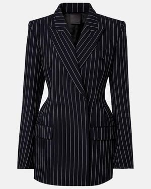 Mugler Blazer Aus Schurwolle - Schwarz