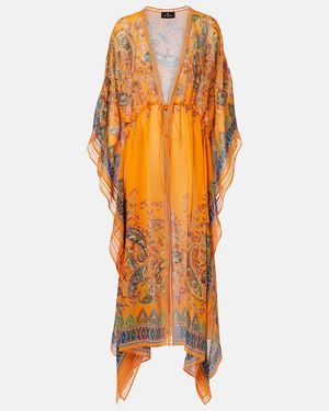 Etro Besticktes Cover-Up - Orange