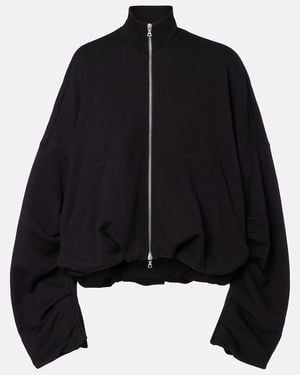 Dries Van Noten Cotton Jersey Sweatshirt - Black