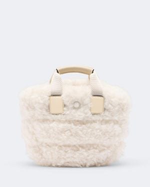 Moncler Caradoc Micro Top-Handle Bag - Natural