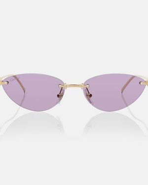 Cartier Clash De Cartier Cat-Eye Sunglasses - Purple