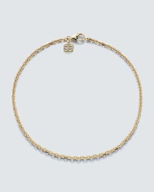 Sydney Evan Pulsera De Cadena De Oro De 14 Ct - Metálico