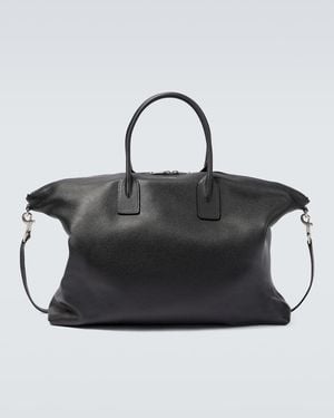 Saint Laurent Leather Duffel Bag - Black