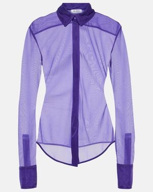 The Attico Knitted Shirt - Purple