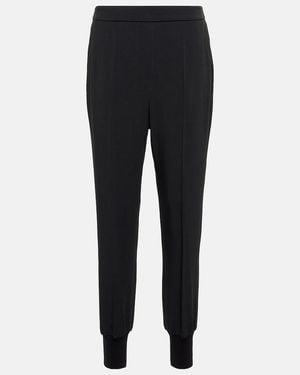 Stella McCartney Julia High-Rise Tapered Trousers - Black