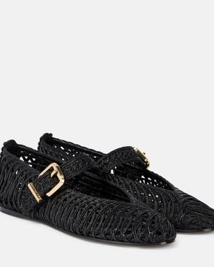Zimmermann Ballerine Mary Jane Reef - Nero