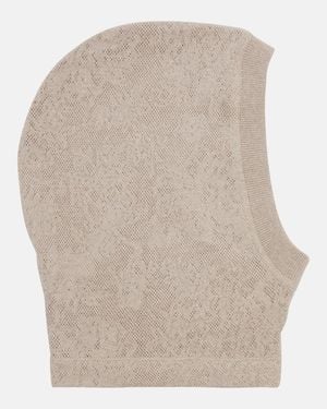Brunello Cucinelli Knitted Balaclava - Natural