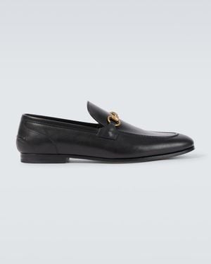 Gucci Mocasín Jordaan Para Hombre, Talla - Negro