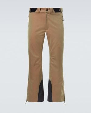 Sease Indren Herringbone Wool-Blend Ski Pants - Natural