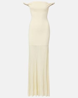 SIR. Elia Off-Shoulder Maxi Dress - White