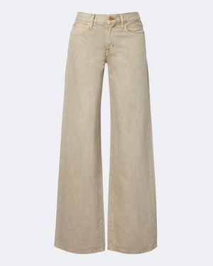 SLVRLAKE Denim Mica Wide-Leg Jeans - Natural