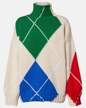 JW Anderson X Pringle Of Scotland Turtleneck Sweater - Green