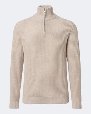 Allude Pullover Aus Wolle Und Kaschmir - Natur