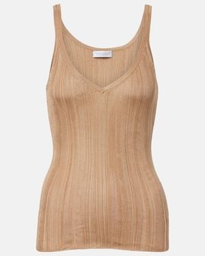 Gabriela Hearst Drevan Silk Tank Top - Brown
