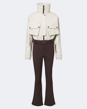 CORDOVA Telluride Belted Wool-Trimmed Ski Suit - White