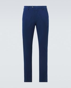Canali Cotton Chinos - Blue