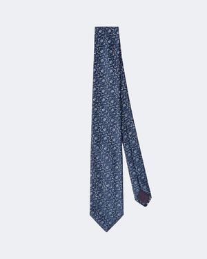 Charvet Silk Jacquard Tie - Blue