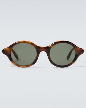 Loewe Slim Round Sunglasses - Brown