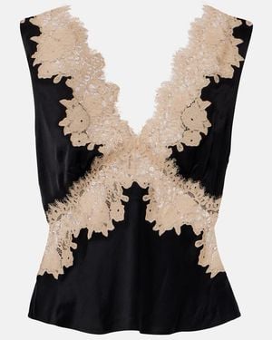 RIXO London Top Emmie - Nero
