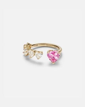 SHAY 18Kt Ring With Sapphire And Diamonds - White
