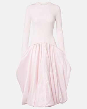 Jonathan Simkhai Kenlie Ribbed-Knit Midi Dress - Pink