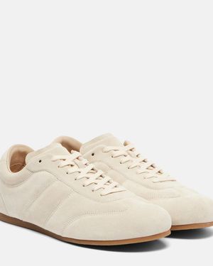 Lemaire Soft Runner Suede Trainers - White