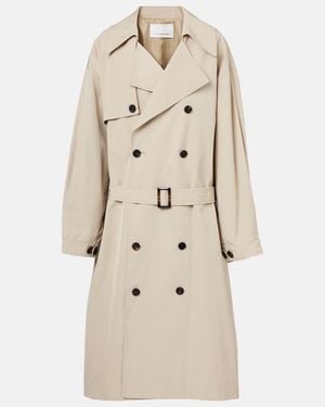 Frankie Shop Mavis Oversized Trench Coat - Natural