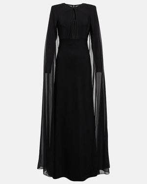 Roland Mouret Chiffon Gown - Black