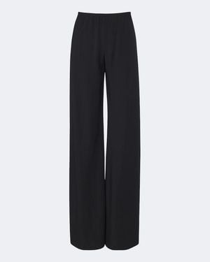 The Row Gala Wool Wide-Leg Pants - Blue