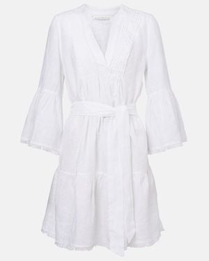 Heidi Klein Belted Linen Kaftan - White