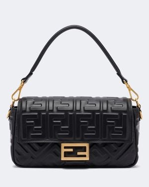 Fendi Schultertasche Baguette 26424 Small - Schwarz