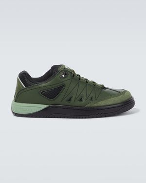 KENZO Sneakers Pxt Aus Leder - Grün
