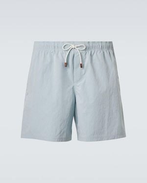 Umit Benan Antibes Swim Trunks - Blue