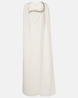 Safiyaa Bridal Mattia Embellished Gown - White