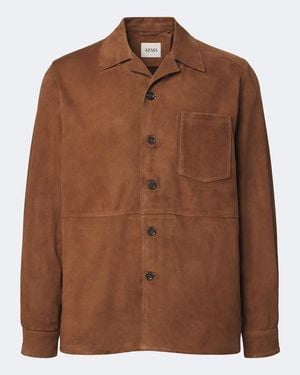 Arma Nico Suede Jacket - Brown