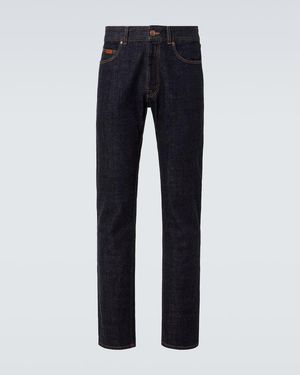Tod's Mid-Rise Straight Jeans - Blue